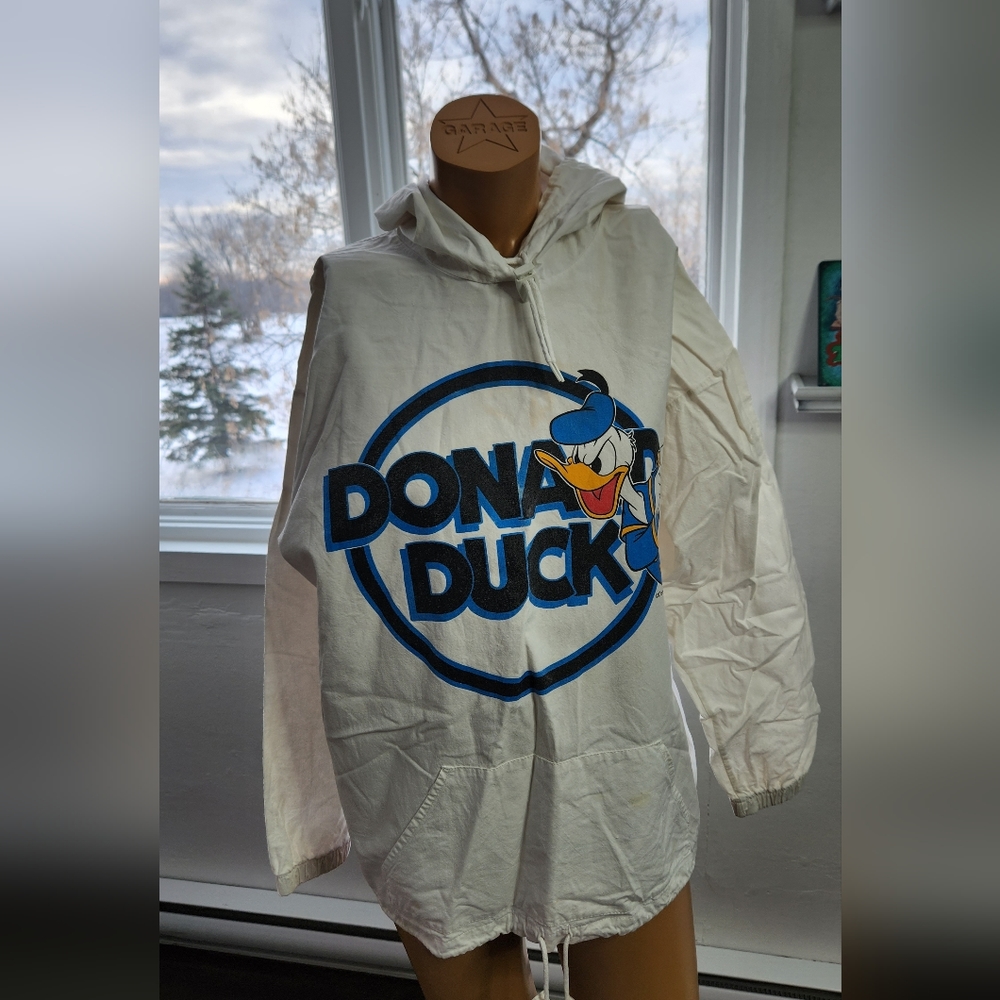 Vintage Donald Duck Lightweight Disney Pullover - Picture 8 of 11